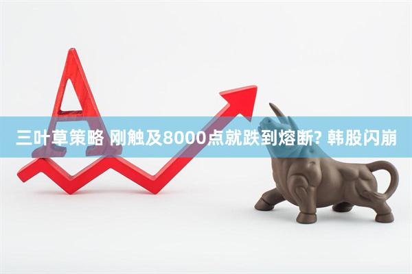 三叶草策略 刚触及8000点就跌到熔断? 韩股闪崩
